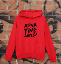 Load image into Gallery viewer, Apna Time Aayega Unisex Hoodie for Men/Women-Red-Ektarfa.online
