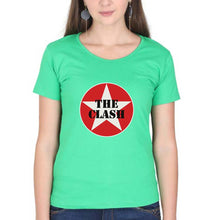 Load image into Gallery viewer, The Clash T-Shirt for Women-flag green-Ektarfa.online
