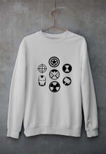 Load image into Gallery viewer, Marvel Superhero Unisex Sweatshirt for Men/Women-Grey Melange-Ektarfa.online
