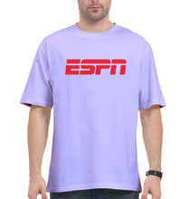 Load image into Gallery viewer, ESPN Oversized T-Shirt for Men-Lavender-Ektarfa.online
