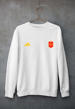 Load image into Gallery viewer, Spain Football Unisex Sweatshirt for Men/Women-White-Ektarfa.online
