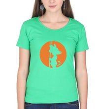 Load image into Gallery viewer, Dragon Ball T-Shirt for Women-flag green-Ektarfa.online
