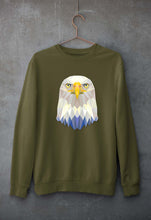 Load image into Gallery viewer, Eagle Unisex Sweatshirt for Men/Women-S(40 Inches)-Olive Green-Ektarfa.online
