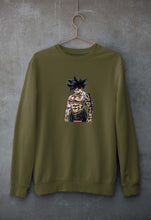 Load image into Gallery viewer, Goku Unisex Sweatshirt for Men/Women-Olive Green-Ektarfa.online

