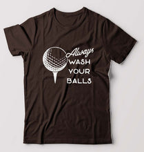 Load image into Gallery viewer, Golf T-Shirt for Men-Coffee Brown-Ektarfa.online
