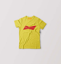 Load image into Gallery viewer, Budweiser Kids T-Shirt for Boy/Girl-0-1 Year(20 Inches)-Mustard Yellow-Ektarfa.online
