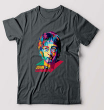 Load image into Gallery viewer, John Lennon T-Shirt for Men-Steel grey-Ektarfa.online
