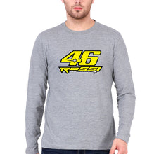 Load image into Gallery viewer, Valentino Rossi(VR 46) Full Sleeves T-Shirt for Men-S(38 Inches)-Grey Melange-Ektarfa.online
