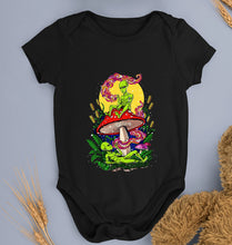 Load image into Gallery viewer, Trippy Psychedelic Weed Stoned Romper For Baby Boy/Girl-Black-Ektarfa.online
