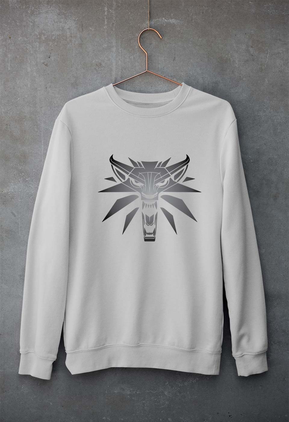 Witcher Unisex Sweatshirt for Men/Women-Grey Melange-Ektarfa.online