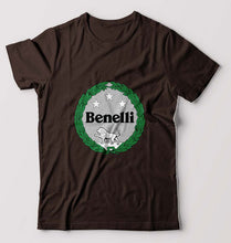 Load image into Gallery viewer, Benelli T-Shirt for Men-S(38 Inches)-Coffee Brown-Ektarfa.online
