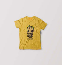 Load image into Gallery viewer, Groot Kids T-Shirt for Boy/Girl-Golden Yellow-Ektarfa.online
