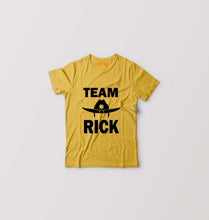 Load image into Gallery viewer, Team Rick Kids T-Shirt for Boy/Girl-golden yellow-Ektarfa.online
