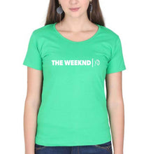 Load image into Gallery viewer, The Weeknd T-Shirt for Women-XS(32 Inches)-Flag Green-Ektarfa.online
