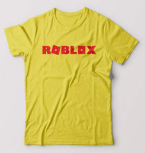 Load image into Gallery viewer, Roblox T-Shirt for Men-S(38 Inches)-Yellow-Ektarfa.online
