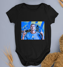 Load image into Gallery viewer, Erling Haaland Kids Romper For Baby Boy/Girl-0-5 Months(18 Inches)-Black-Ektarfa.online
