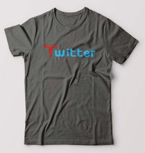 Load image into Gallery viewer, Elon Musk Twitter x Tesla T-Shirt for Men-Charcoal-Ektarfa.online
