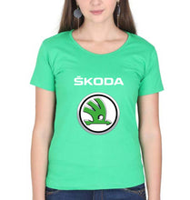 Load image into Gallery viewer, Skoda T-Shirt for Women-Flag Green-Ektarfa.online
