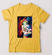 Load image into Gallery viewer, Janis Joplin T-Shirt for Men-Golden Yellow-Ektarfa.online
