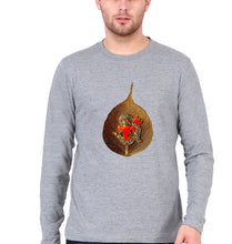 Load image into Gallery viewer, Ganpati Full Sleeves T-Shirt for Men-Grey Melange-Ektarfa.online
