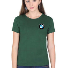 Load image into Gallery viewer, BMW T-Shirt for Women-XS(32 Inches)-Dark Green-Ektarfa.online
