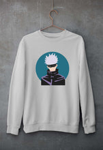 Load image into Gallery viewer, Gojo Satoru Anime Unisex Sweatshirt for Men/Women-Grey Melange-Ektarfa.online
