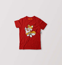 Load image into Gallery viewer, Tails Sonic Kids T-Shirt for Boy/Girl-Red-Ektarfa.online
