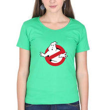 Load image into Gallery viewer, Ghostbusters T-Shirt for Women-flag green-Ektarfa.online
