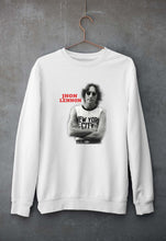 Load image into Gallery viewer, John Lennon Unisex Sweatshirt for Men/Women-White-Ektarfa.online
