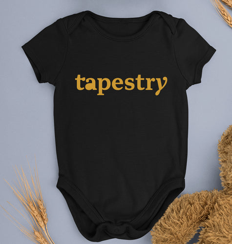 Tapestry Kids Romper For Baby Boy/Girl-Black-Ektarfa.online