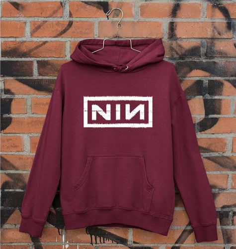 Nine Inch Nails Unisex Hoodie for Men/Women-Maroon-Ektarfa.online
