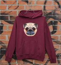 Load image into Gallery viewer, Pug Dog Unisex Hoodie for Men/Women-S(40 Inches)-Maroon-Ektarfa.online
