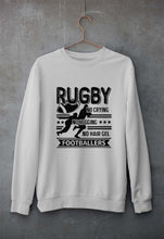 Load image into Gallery viewer, Rugby Unisex Sweatshirt for Men/Women-Grey Melange-Ektarfa.online
