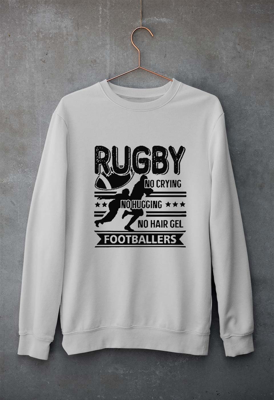 Rugby Unisex Sweatshirt for Men/Women-Grey Melange-Ektarfa.online