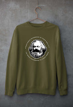 Load image into Gallery viewer, Karl Marx Unisex Sweatshirt for Men/Women-Olive Green-Ektarfa.online
