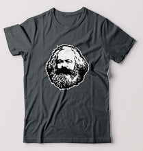 Load image into Gallery viewer, Karl Marx T-Shirt for Men-Steel grey-Ektarfa.online
