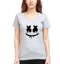 Load image into Gallery viewer, Marshmello T-Shirt for Women-Grey Melange-Ektarfa.online
