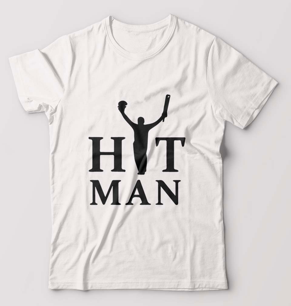 Rohit Sharma T-Shirt for Men-White-Ektarfa.online