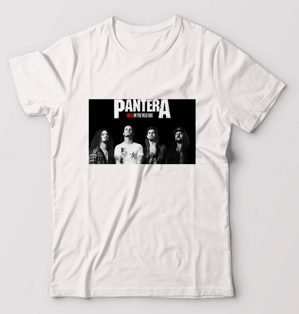 Pantera T-Shirt for Men-White-Ektarfa.online