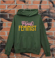 Load image into Gallery viewer, Feminist Unisex Hoodie for Men/Women-S(40 Inches)-Dark Green-Ektarfa.online
