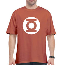 Load image into Gallery viewer, Green Lantern Superhero Oversized T-Shirt for Men-Coral-Ektarfa.online
