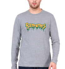 Load image into Gallery viewer, Ramones Full Sleeves T-Shirt for Men-S(38 Inches)-Grey Melange-Ektarfa.online

