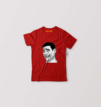 Load image into Gallery viewer, Yao Ming Face(Bitch Please) Kids T-Shirt for Boy/Girl-Red-Ektarfa.online
