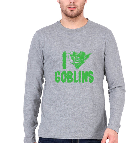 Goblin Full Sleeves T-Shirt for Men-Grey-Ektarfa.online