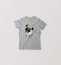Load image into Gallery viewer, Pug Dog Kids T-Shirt for Boy/Girl-0-1 Year(20 Inches)-Grey-Ektarfa.online
