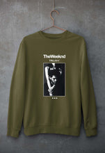 Load image into Gallery viewer, The Weeknd Trilogy Unisex Sweatshirt for Men/Women-S(40 Inches)-Olive Green-Ektarfa.online
