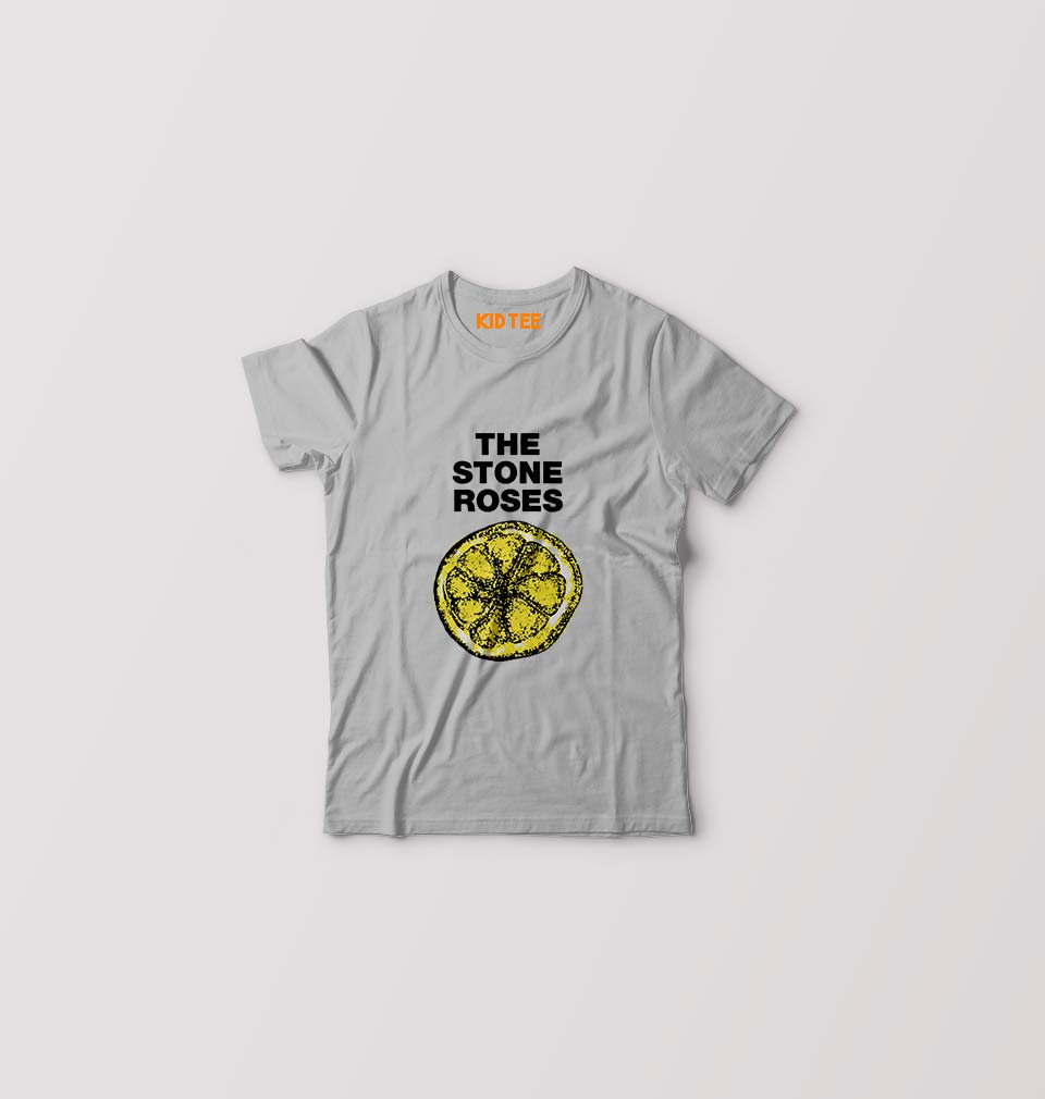 The Stone Roses Kids T-Shirt for Boy/Girl-Grey-Ektarfa.online