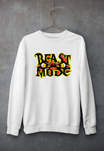 Load image into Gallery viewer, Gym Beast Unisex Sweatshirt for Men/Women-S(40 Inches)-White-Ektarfa.online
