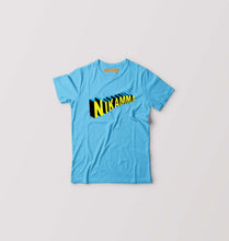 Load image into Gallery viewer, Nikamma Kids T-Shirt for Boy/Girl-Light Blue-Ektarfa.online
