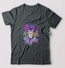 Load image into Gallery viewer, Psychedelic Lion T-Shirt for Men-Steel grey-Ektarfa.online
